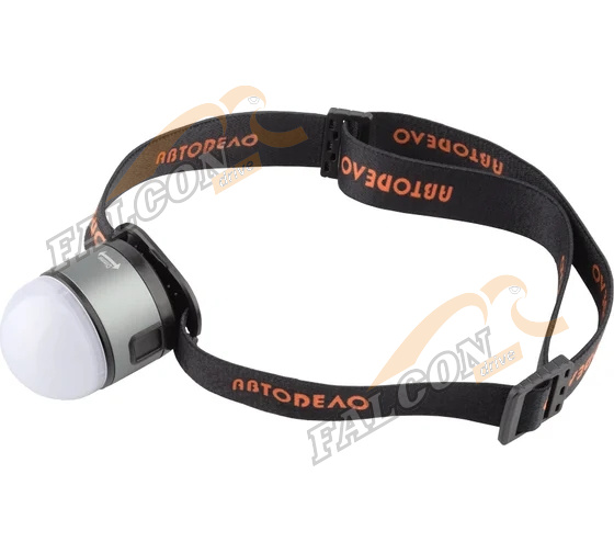 Фонарь налобный (АвтоДело) аккум 280Lm, Li-ion 800mAh (17053) 44346