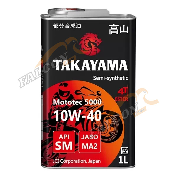 Масло 4T Takayma Mototec 5000 10w40  1 л SM MA-2