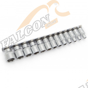 Головки набор 1/4" 6 гр 13 пр (ДТ) 4-14мм 600113