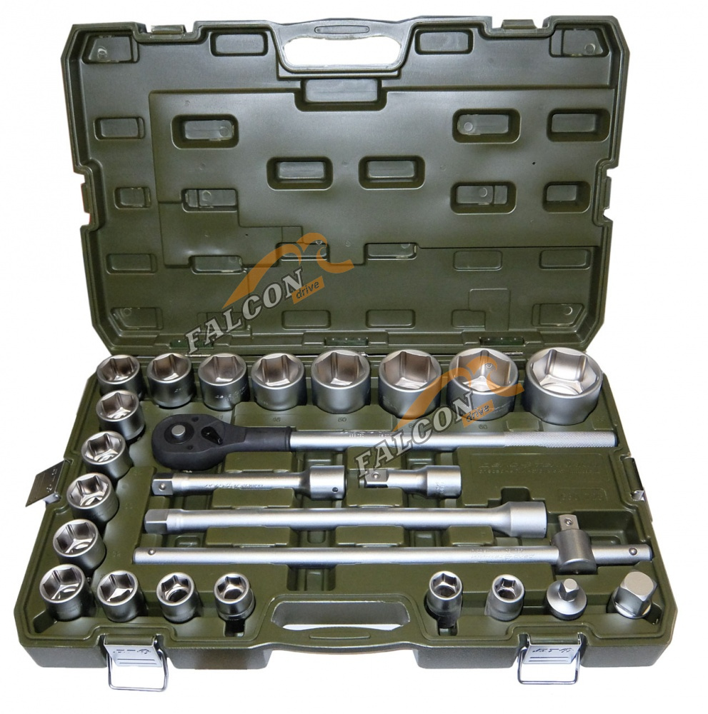 Головки набор 3/4" 6 гр 25 пр (ДТ) 