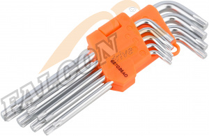 Набор ключей TORX 9 пр (Т10-50) сред (АвтоДело) (14640) 39155
