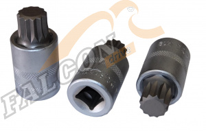 Головка со вставкой Spline M10 1/2" L 55мм (ДТ)