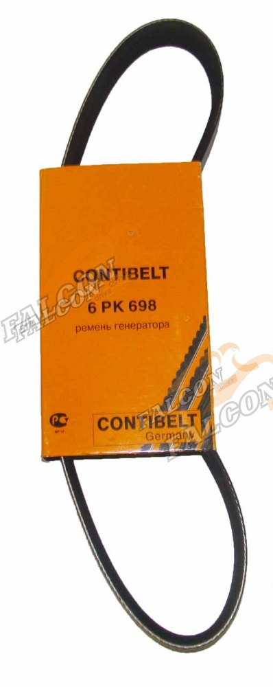 Ремень генер ВАЗ-21082 поликлиновой 6PK698 (CONTIBELT)