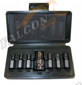 Вставки набор Torx 3/8" 7 пр (ДТ) (676070)