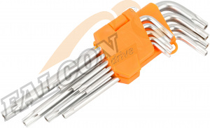 Набор ключей TORX 9 пр (Т10-50) сред с отверс (АвтоДело) (11739) 39151