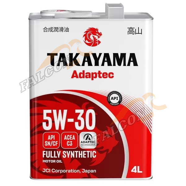 А/масло TAKAYAMA (МЕТАЛЛ) 5W30 син 4л API SN/CF C3 Adaptec акция 4+1