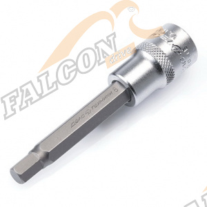 Головка со вставкой шестигр 6 мм 1/2" L 100мм (ДТ)