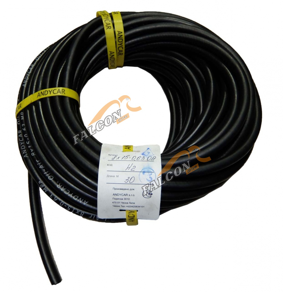 Шланг d 8 бухта 30м (ANDIKAR) МБ 8*15-0,63 МПа ГОСТ 10362-76