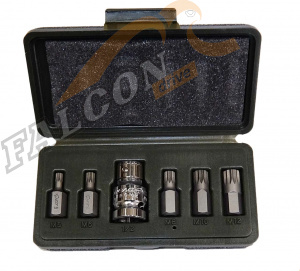 Вставки набор Spline 3/8" 6 пр (ДТ)(626686)