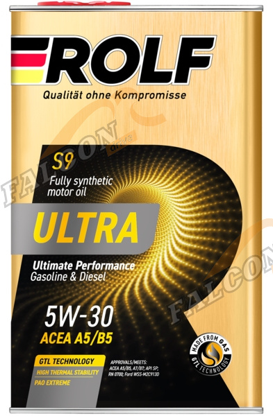 А/масло Rolf Ultra 5W30 1л A5/B5 API SP