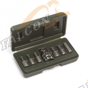 Вставки набор шестигранные  3/8" 7пр (ДТ) (674070)