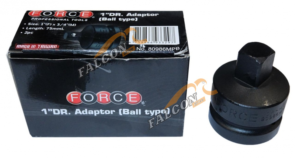 Адаптер 1"х3/4" ударный (Force) 80986MPB