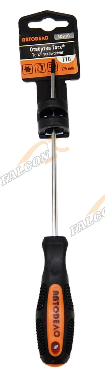 Отвертка Torx T10x125 мм (АвтоДело) (10917) 30910