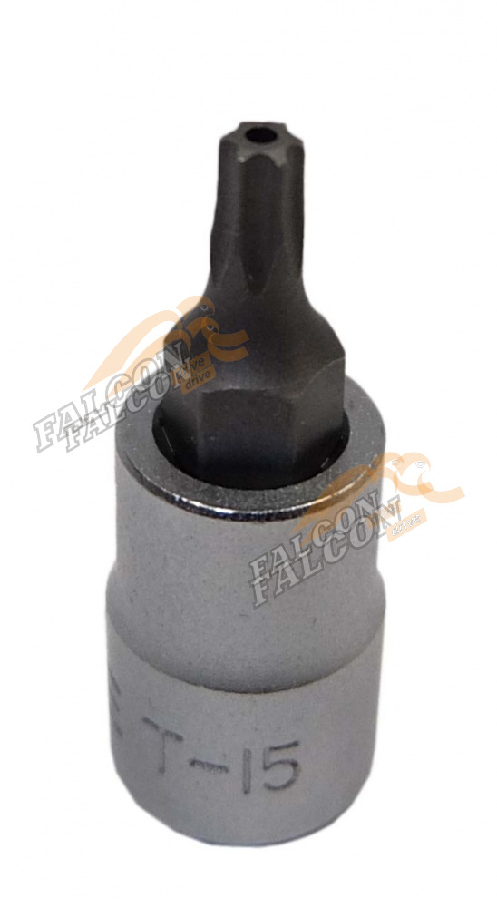 Головка со вставкой Torx T15 1/4" с отверст (Force) 3273215