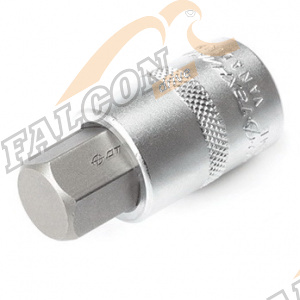 Головка со вставкой шестигр 17 мм 1/2" L 55мм (ДТ)